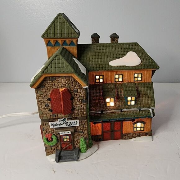Dept Department 56 New England Village Series McGrebe Cutters & Sleighs 1991 - Picture 1 of 7